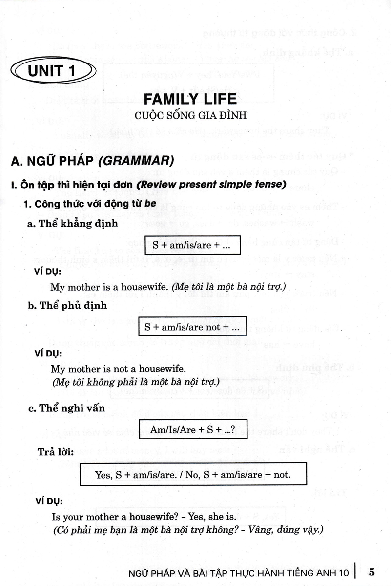 Ngữ Pháp Và Bài Tập Thực Hành Tiếng Anh 10 _HA