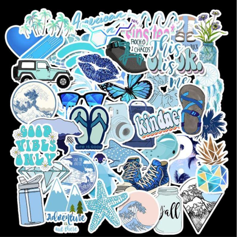 Sticker dán cao cấp CHỦ ĐỀ BIỂN Cực COOL ms#51