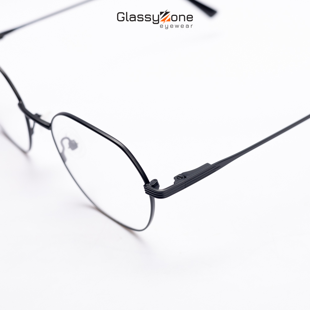 Gọng kính cận, Mắt kính giả cận kim loại Form vuông thời trang Nam Nữ Avery Karel - GlassyZone