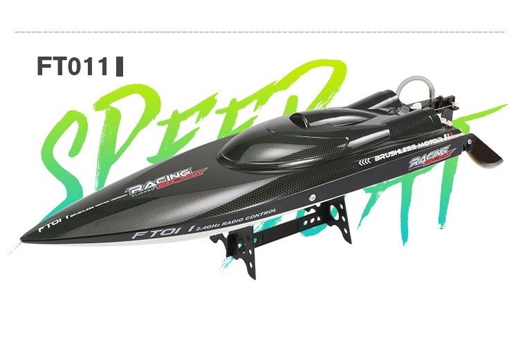 Tàu Cano Điều Khiển Từ Xa FT011 siêu tốc Racing Boat Fei lun 55km/h cao cấp High Speed