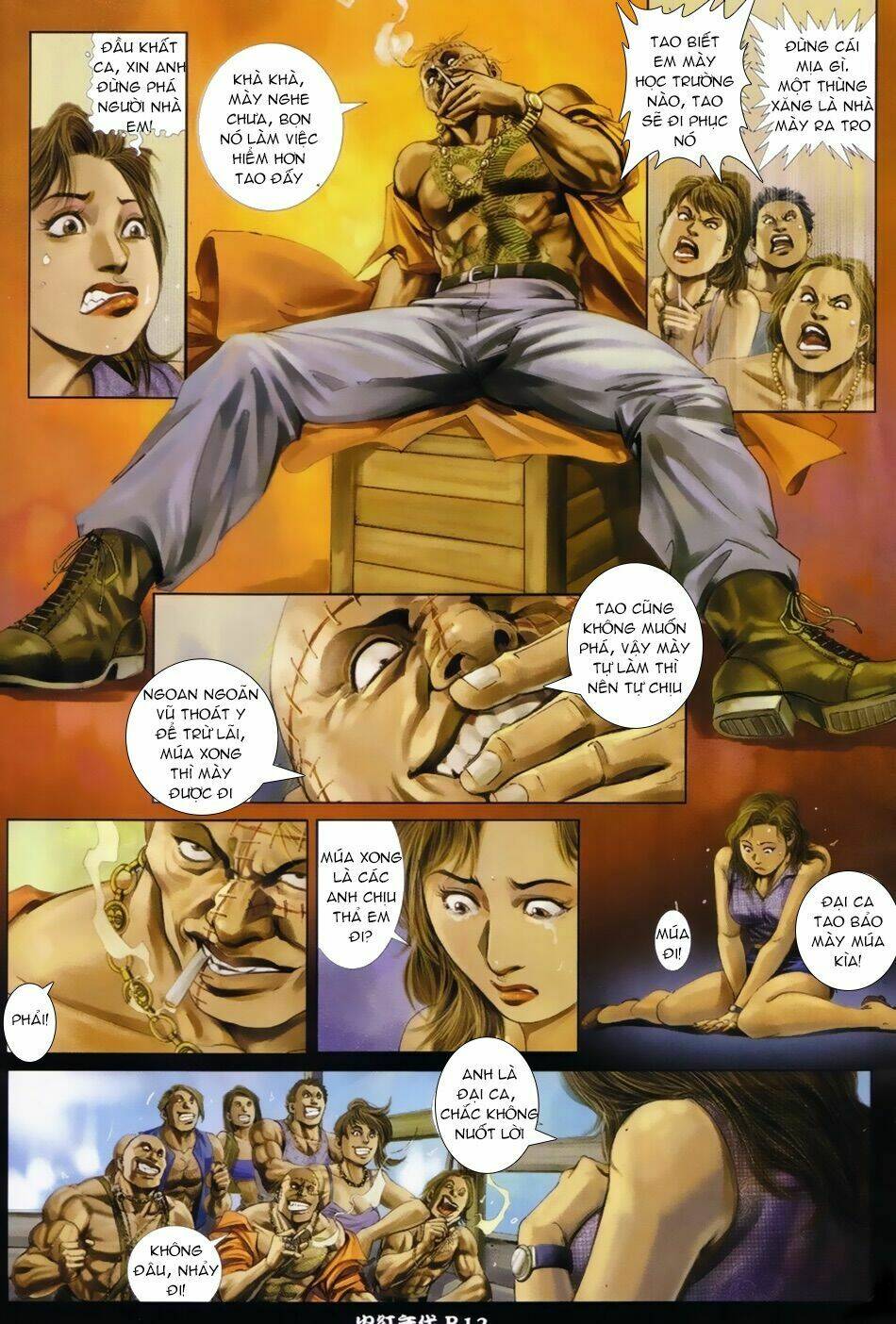 hỏa hồng niên đại hắc cốt đường chapter 24 10