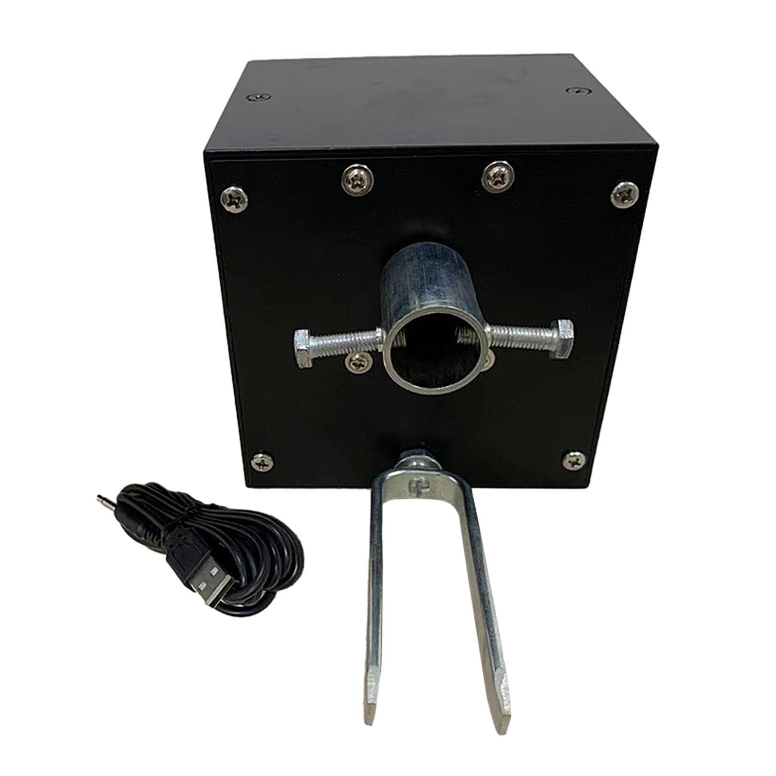 Grill Rotisserie Motor/ BBQ Motor with 1.5M USB Cable/ Black Universal Low Noise Barbecue Motor Grill Motor for Home Outdoor
