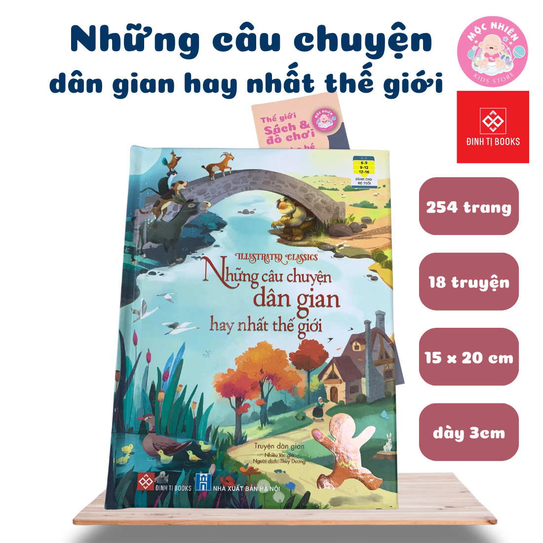 Truyện Cổ Tích, Thần Thoại, Dân Gian, Andersen, Grimm, Nghìn Lẻ Một Đêm - Đinh Tị Truyện Kể Kinh Điển Illustrated Classics - Truyện Dân Gian