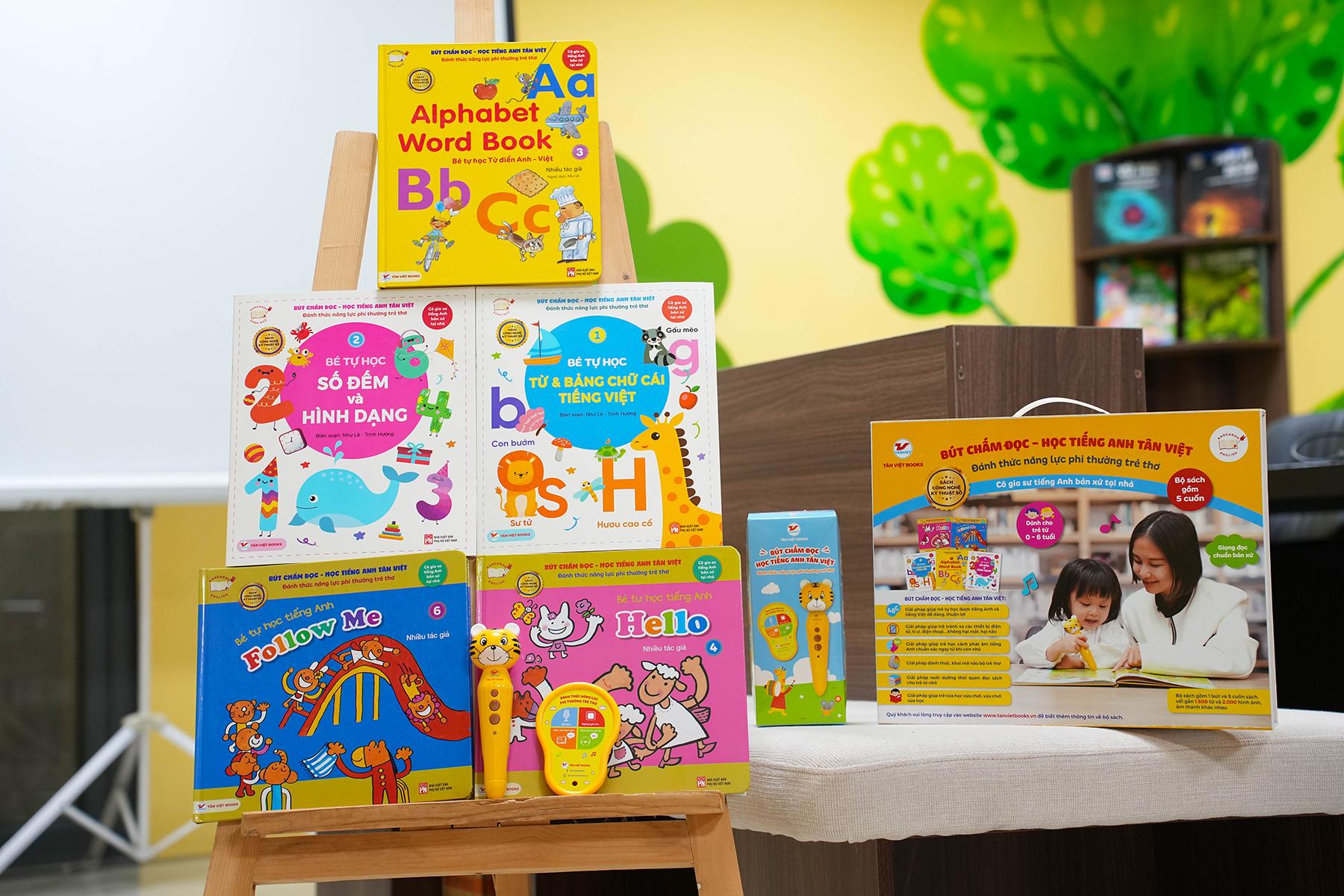 Bút Chấm Đọc-Học Tiếng Anh Tân Việt - Đánh Thức Năng Lực Phi Thường Từ Trẻ Thơ - Phiên Bản 5 Sách