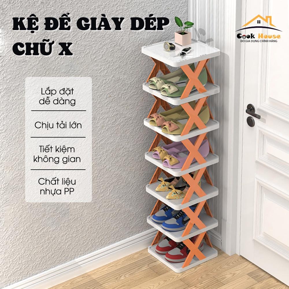 Kệ để giày dép 5 tầng hình chữ X cao cấp