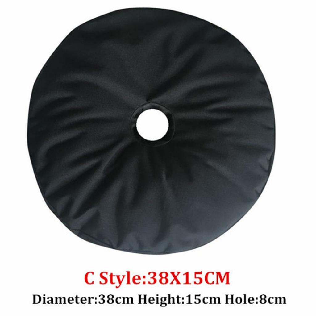 15"/18" Round Outdoor Patio Beach Canopy Umbrella Base Sand Bag Weight 3" Hole Diameter