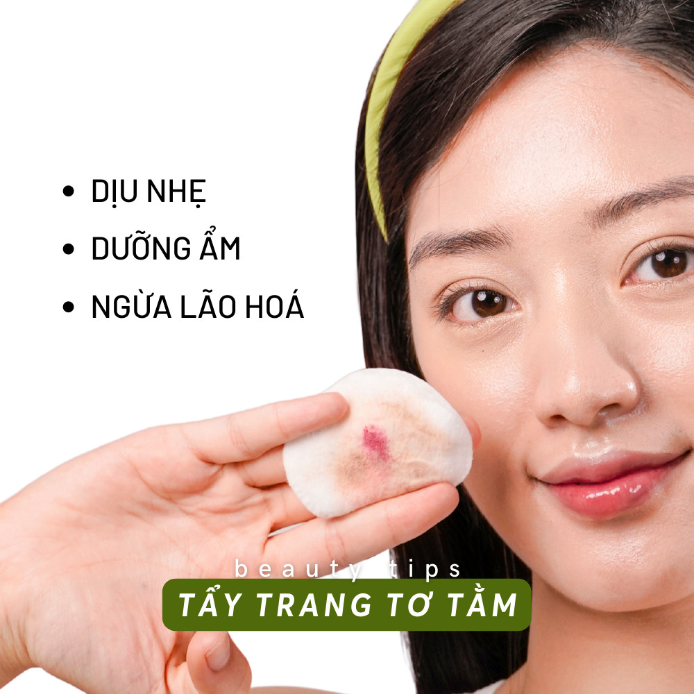 Nước Tẩy Trang Và Làm Sạch Cho Mọi Loại Da Tơ Tằm Cỏ Mềm 150ml