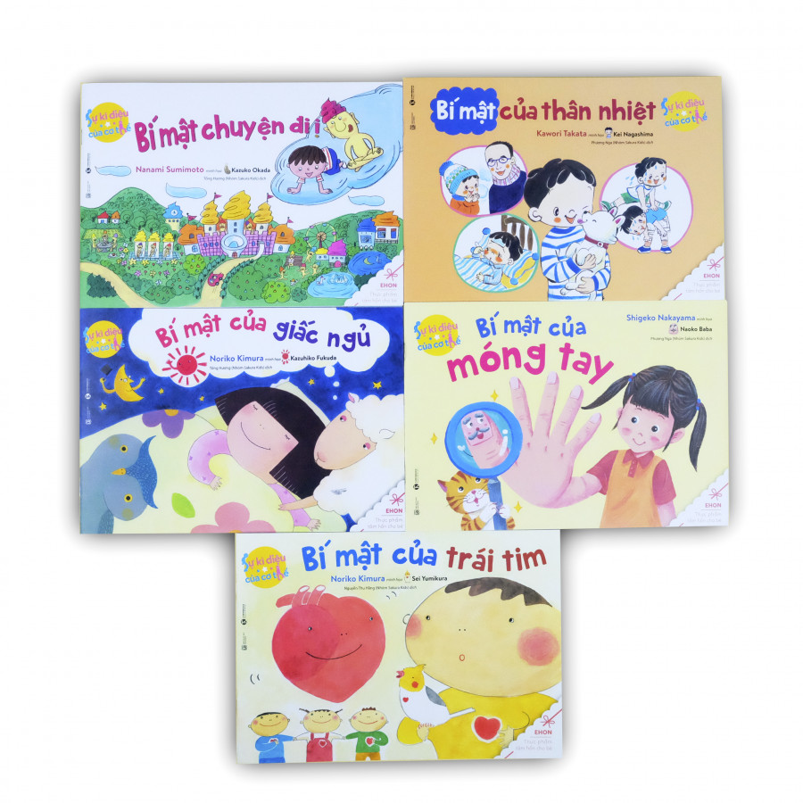 Bộ 05 Cuốn Ehon Sự Kì Diệu Của Cơ Thể