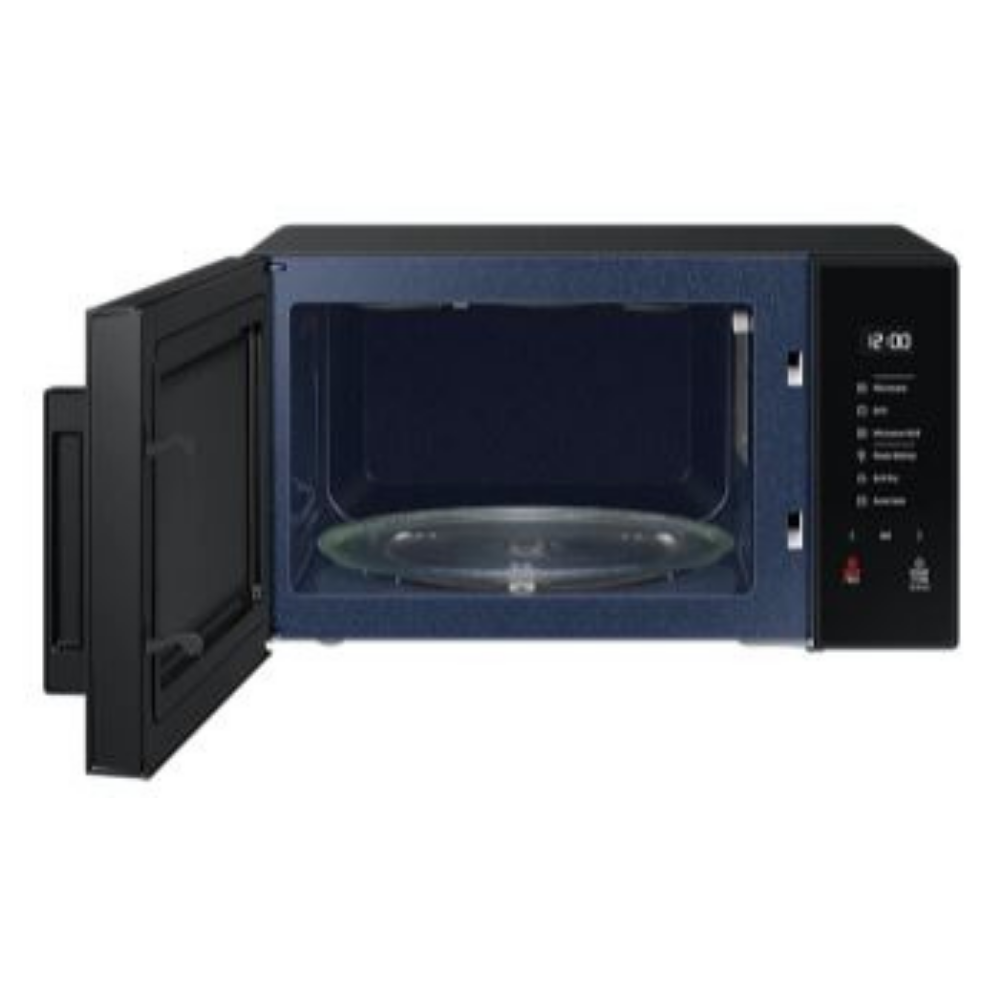 Lò vi sóng tráng men Samsung Công nghệ chiên nướng Grill Fry Dung tích 30 L Màu Đen MG30T5018CK - Hàng chính hãng
