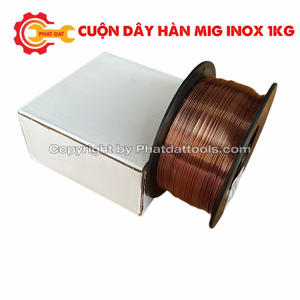 Dây hàn inox-Cuộn dây hàn inox 1kg-Dùng khí Argon để được hiệu quả tốt nhất