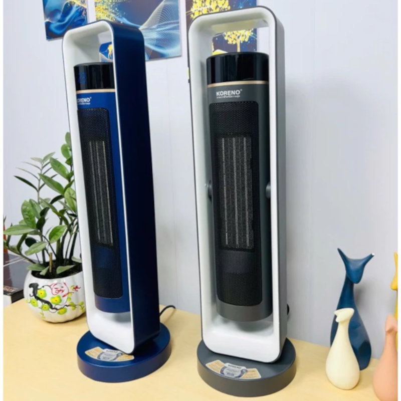 Quạt sưởi gốm Ceramic Koreno Thái Lan KN-557 công suất 2200W kèm khiển từ xa - Hàng chính hãng
