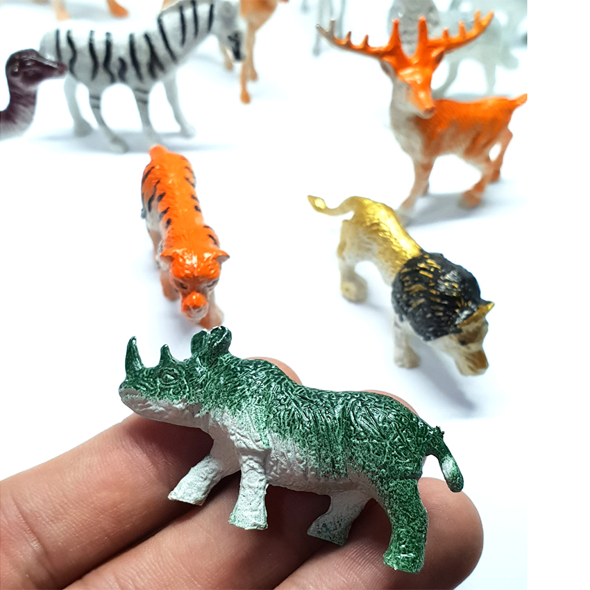 Mô hình thế giới động vật 60 chi tiết New4all ANIMAL WORLD cho bé trên 3 tuổi