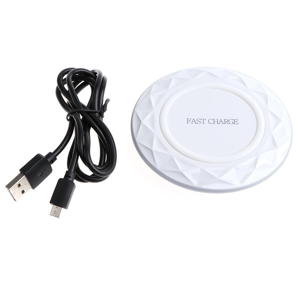 Thin Wireless Charger Charging Pad Fast Charge Base Stand Holder