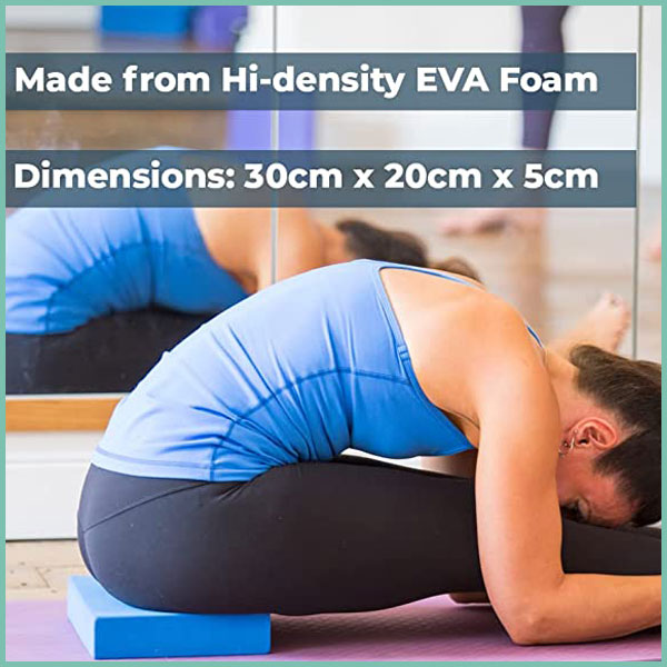 Gạch Tập Yoga Bản Lớn 30 x 20.5 - The Yogis' Shop - Kích thước 30 x 20.5 x 5 cm