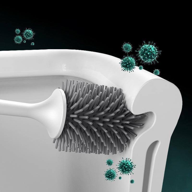 Kệ Để Chổi Nhà Vệ Sinh - Kèm Chổi Cọ Toilet Thông Minh Thương Hiệu OENON Cao Cấp