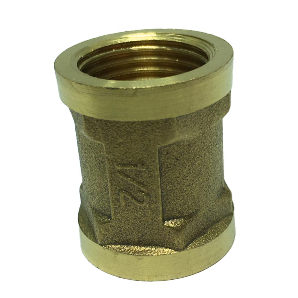 1 G1/2 Nữ x G1/2 Đồng hồ Nữ Ren Kết Nối Adapter Ống