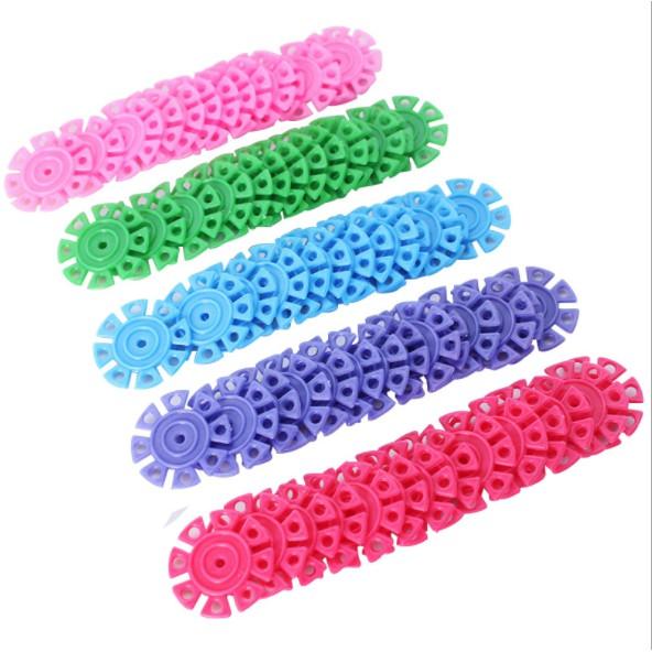 Đồ chơi xếp hình Đồng Tiền Bông Tuyết Nhựa Hình Hoa Lắp Ghép Sáng Tạo Cho Trẻ quà tặng cho bé