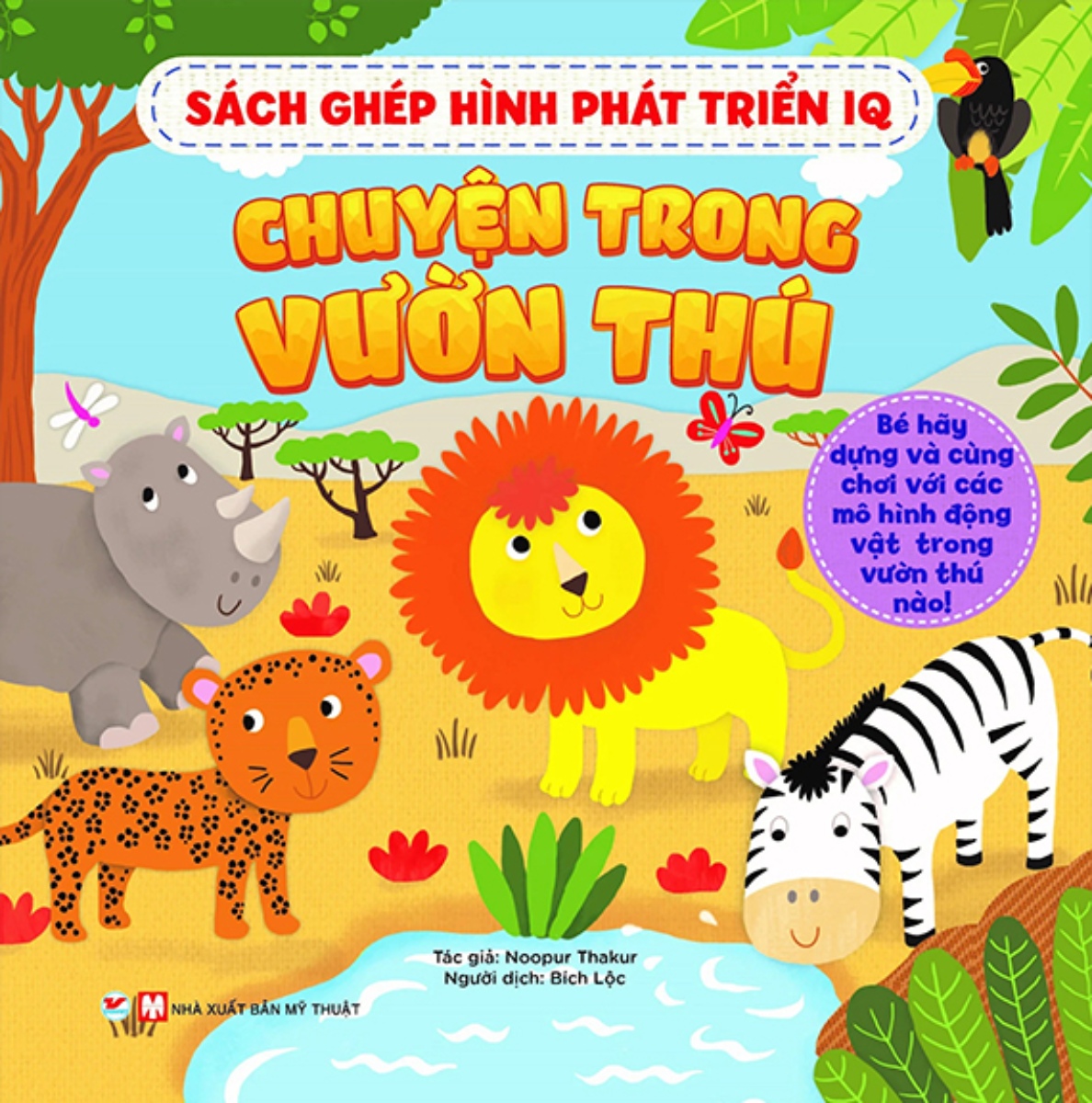Sách Ghép Hình Phát Triển IQ - Chuyện Trong Vườn Thú _TV