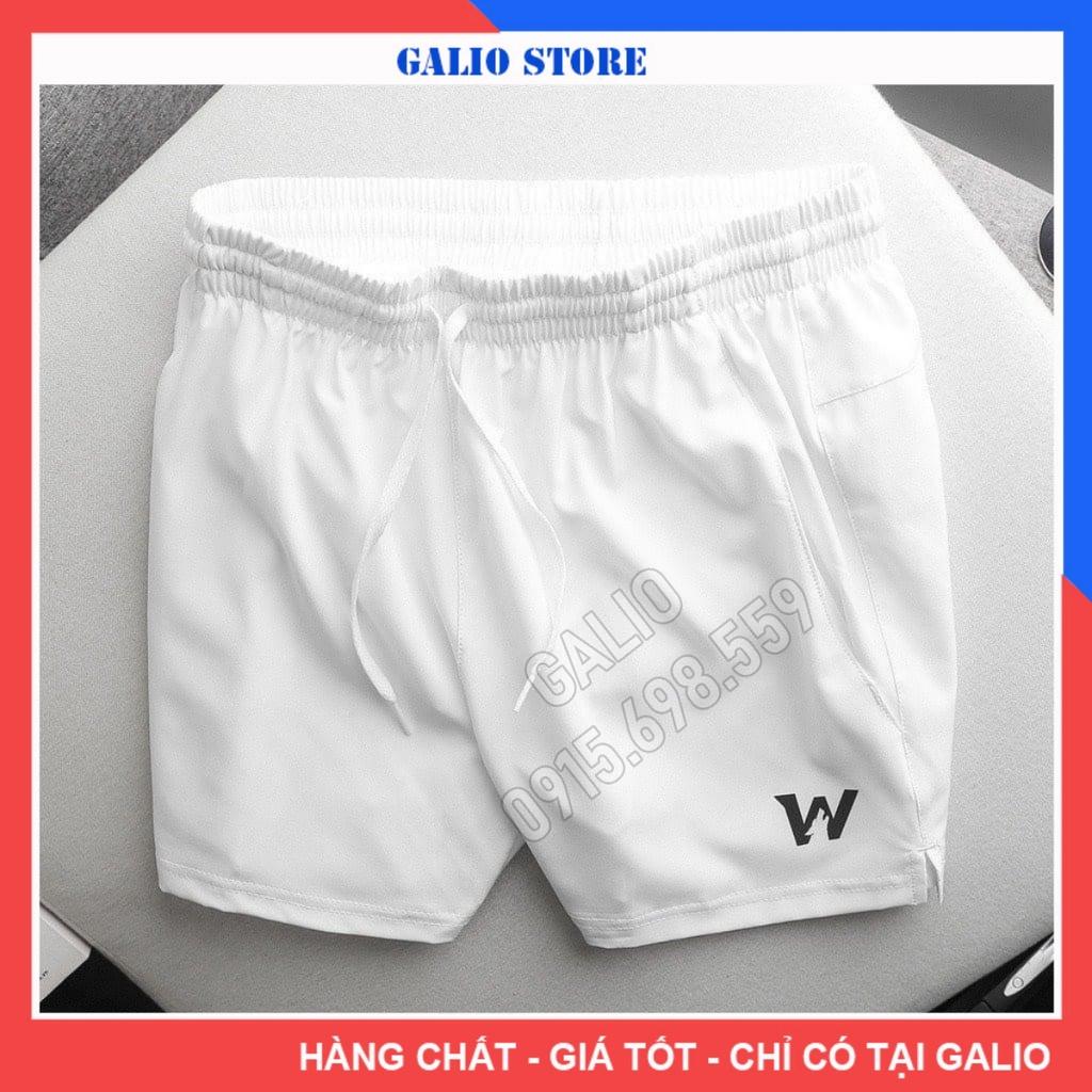 Quần Đùi Nam Thể Thao mặc nhà quần short thể thao nam vải gió mềm mịn thoải mái - GALIO