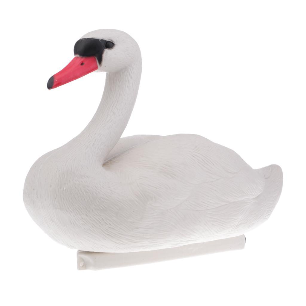 Artificial Floating Swan Decoy  Scarecrow with   for Hunting