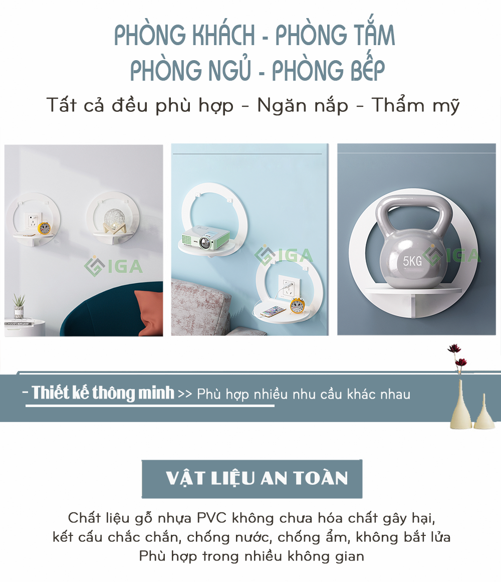 Kệ Treo Tường Trang Trí - IG389