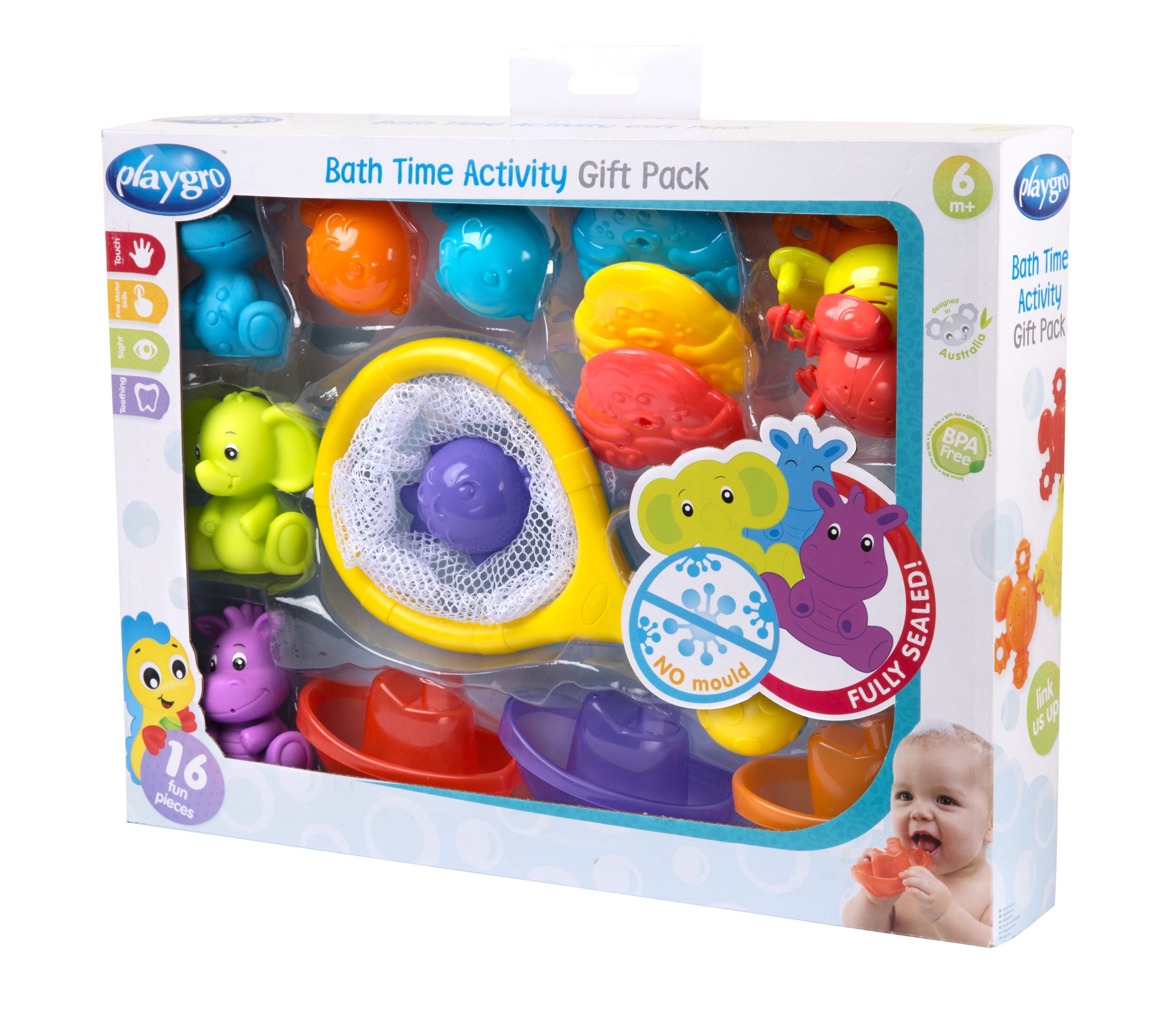 Bộ Quà Tặng Đồ Chơi Tắm Playgro, Cho Bé Từ 6 Tháng