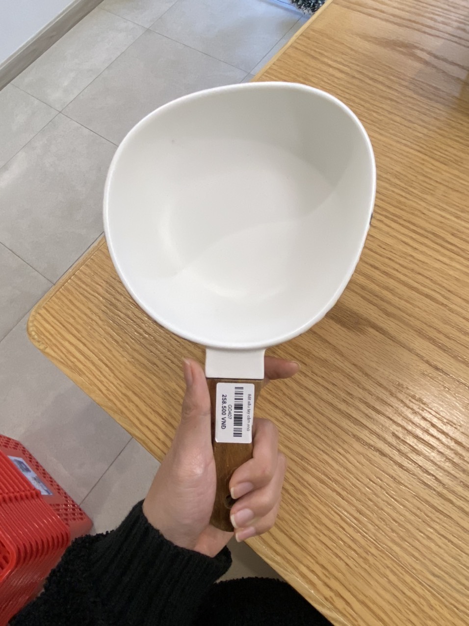 Bát sâu tay cầm nhỏ đựng đồ ăn/bánh ngọt decor