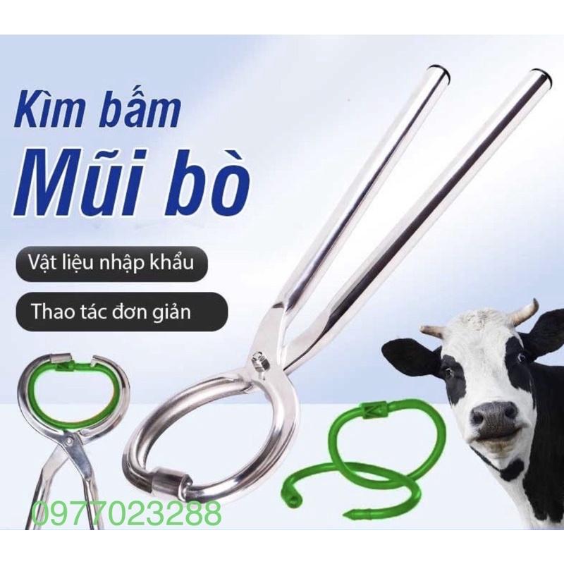 Kìm xỏ mũi trâu bò chất liệu inox