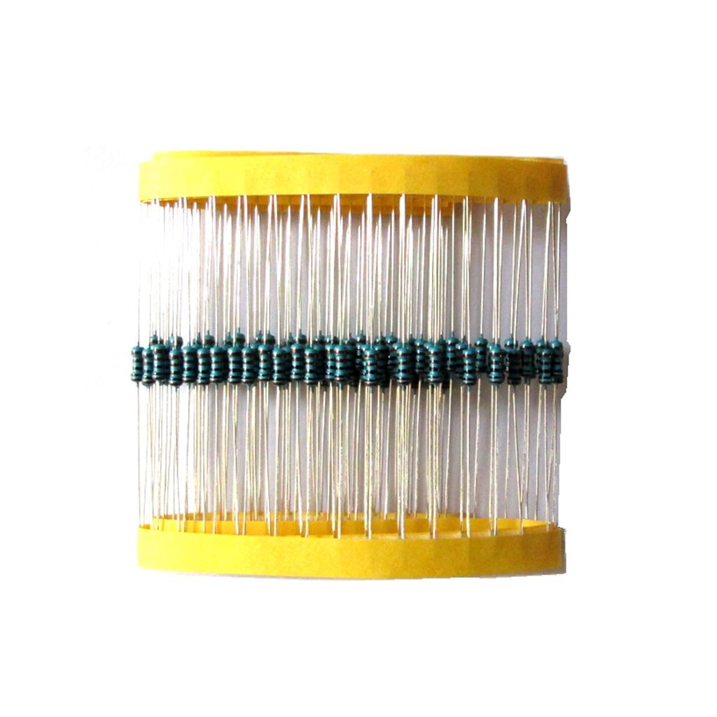 100 Pieces 1/4W Metal Film Resistor Precision Resistor Precision 1%