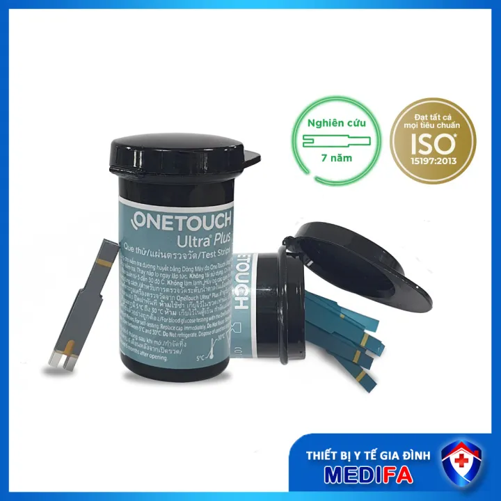Que Thử Đường Huyết One Touch Ultra Plus Flex Johnsons & Johnson (  lọ 25 que thử )
