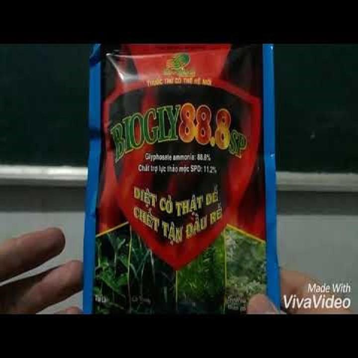 Combo 3 gói Chế Phẩm Trừ cỏ sinh học BIOGLY 88.8 - 50g
