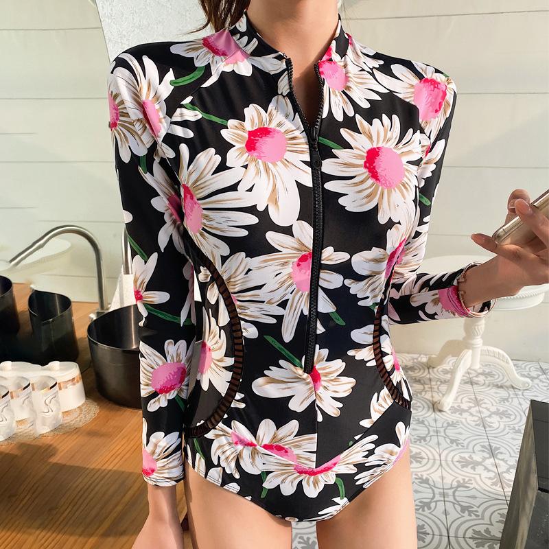 Bộ Đồ Bơi Liền Thân In Họa Tiết Thời Trang Cho Nữ