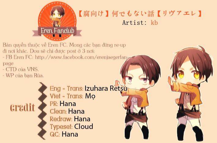 tấn công người khổng lồ - tuyển tập doujinshi chapter 58 1