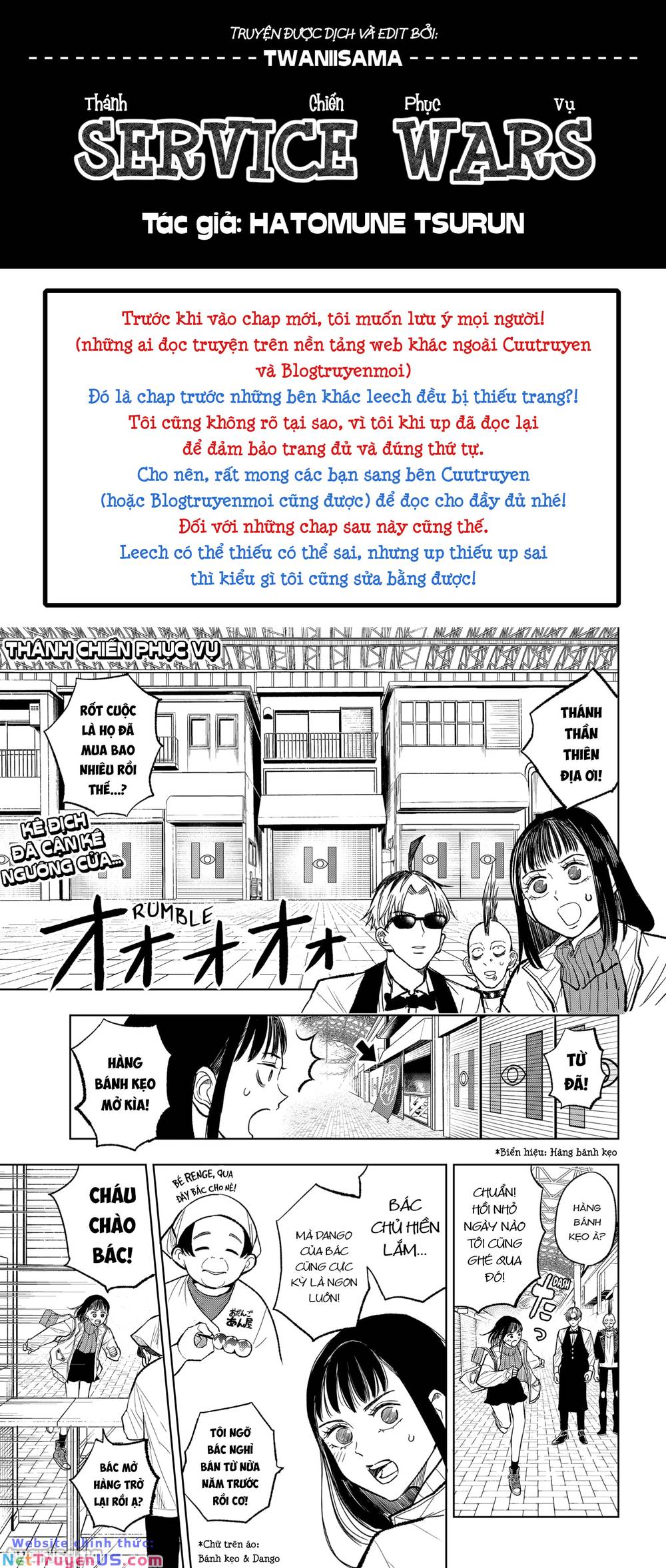 service wars - thánh chiến phục vụ chapter 9 1