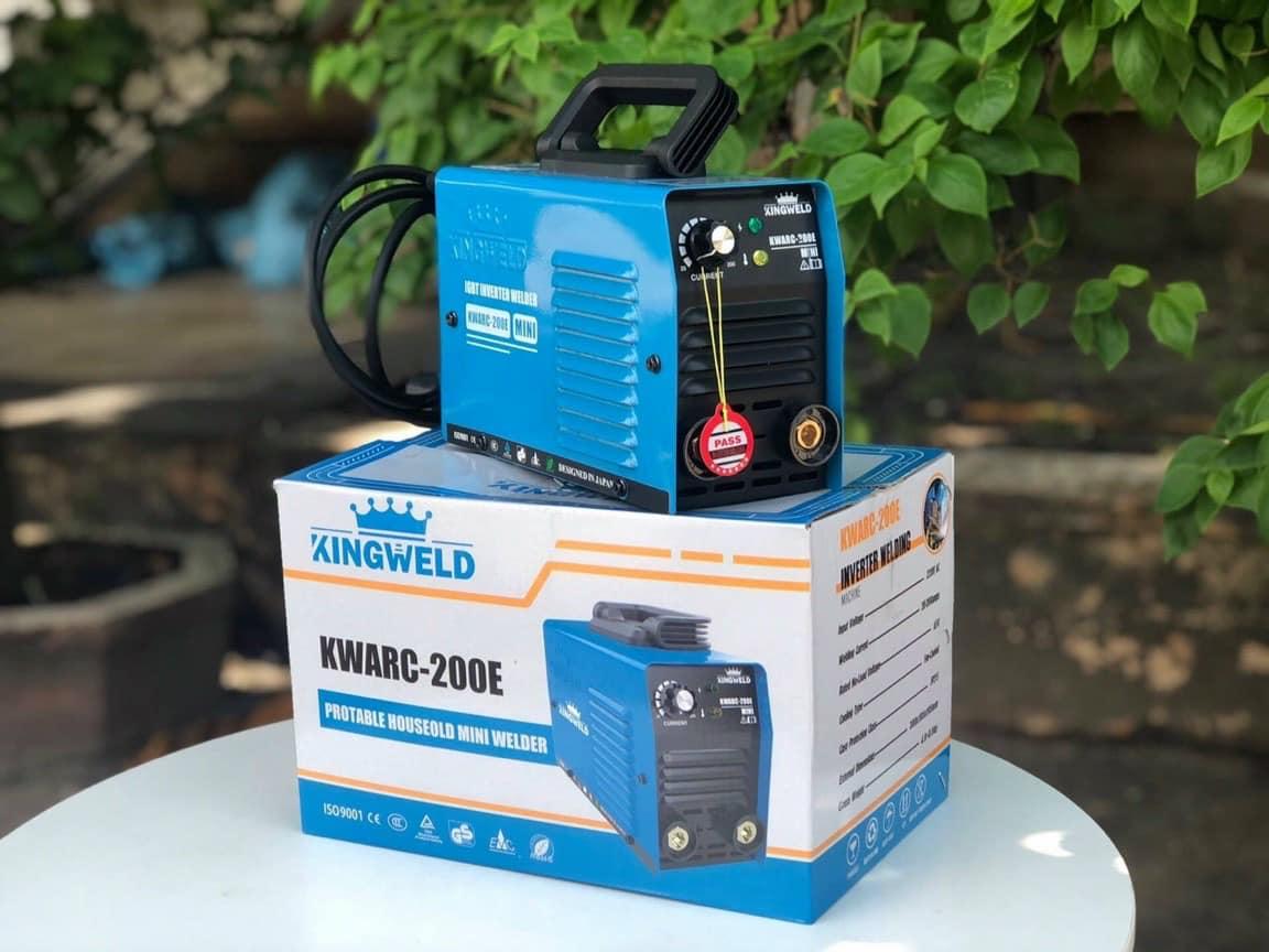 MÁY HÀN QUE MINI ĐIỆN TỬ (1.6mm - 3.2mm) KINGWELD KWARC-200E - HÀNG CHÍNH HÃNG