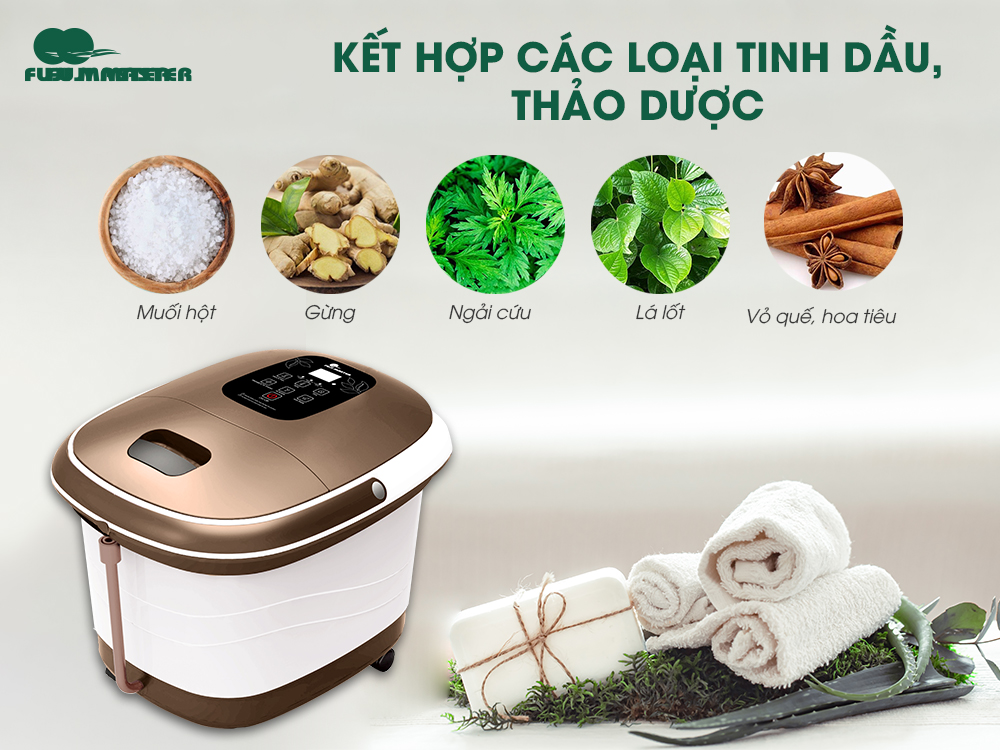 BỒN NGÂM CHÂN MASSAGE CAO CẤP FJM-2522