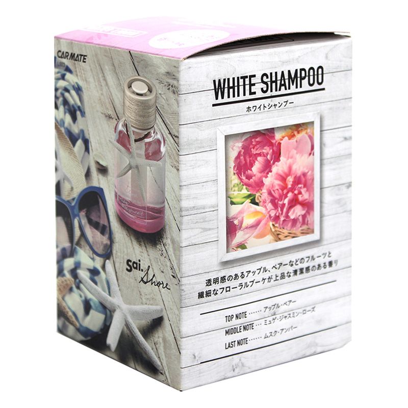 Nước Hoa Ô Tô CARMATE Sai Shore Water Liquid L603 White Shampoo 70ml