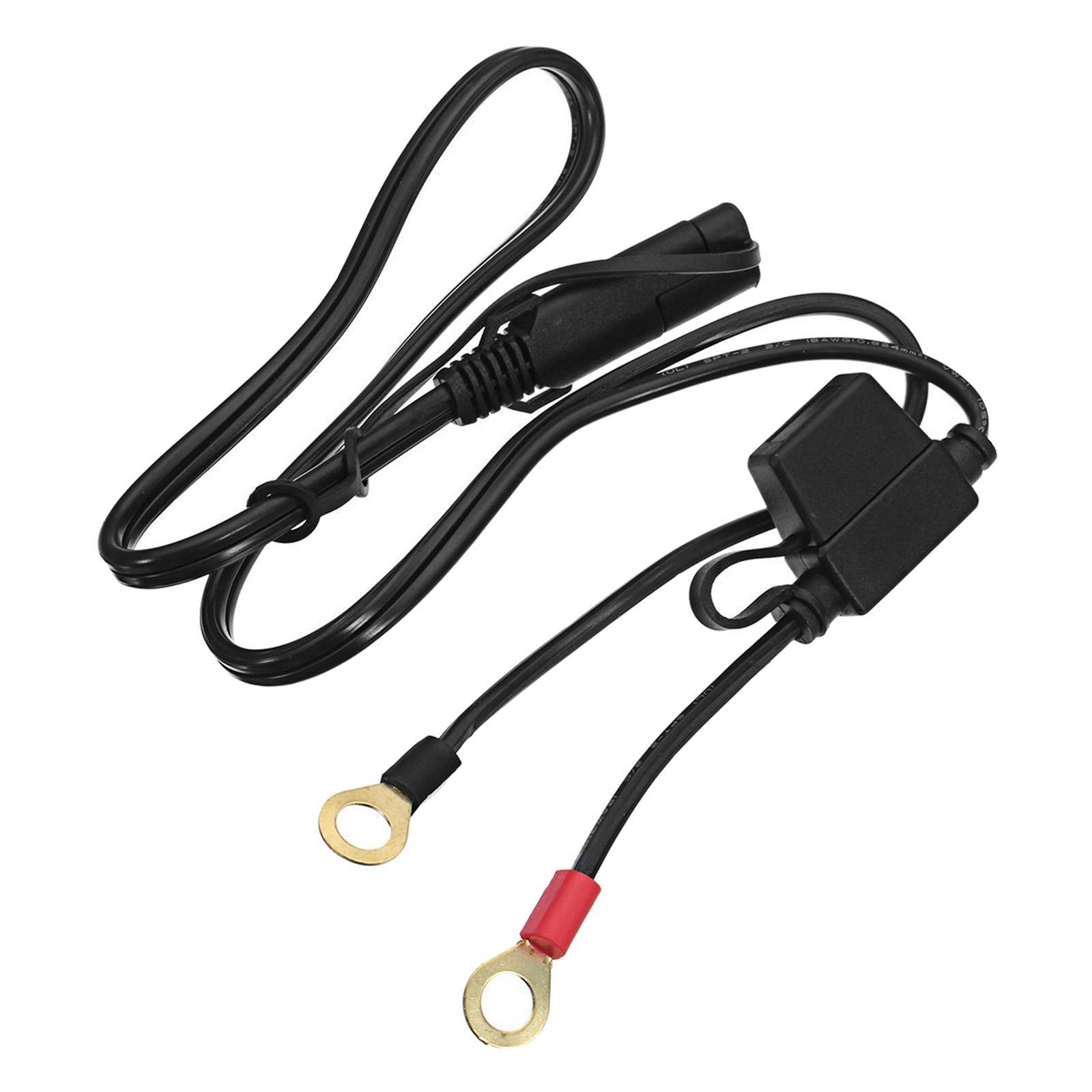 SAE Quick Disconnect Cable Fit for Motorcycle Battery Charger Terminal