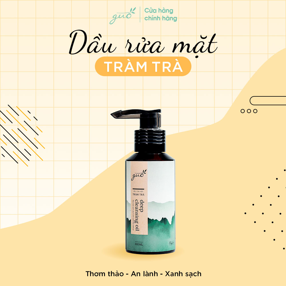 Dầu Tẩy Trang Rửa Mặt Tràm Trà GUO - Deep Cleansing Oil 100ml