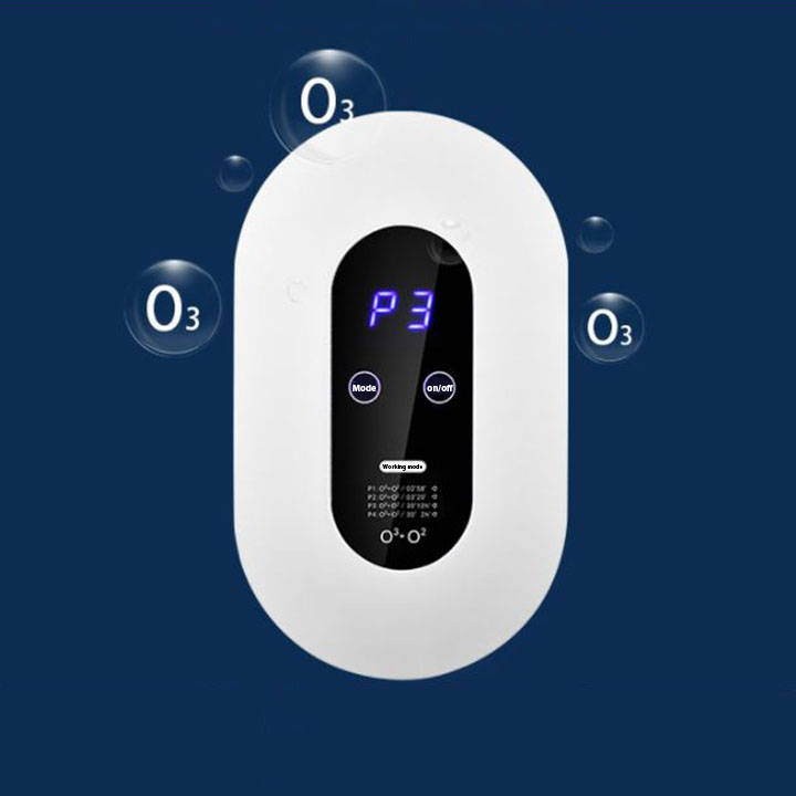 Máy khử mùi mini công nghệ Ozone 4 chế độ