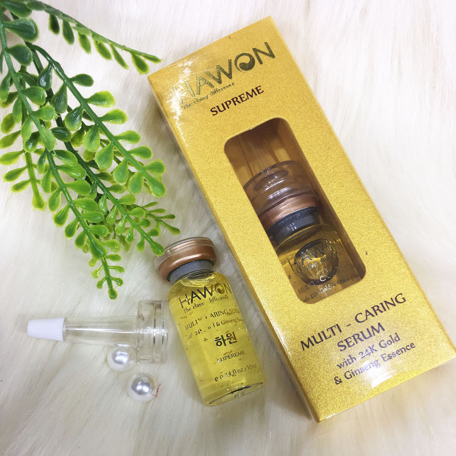 Kem Face Đa Năng 20g &amp; Tinh Chất Serum Đa Năng 10ml Hawon Gold