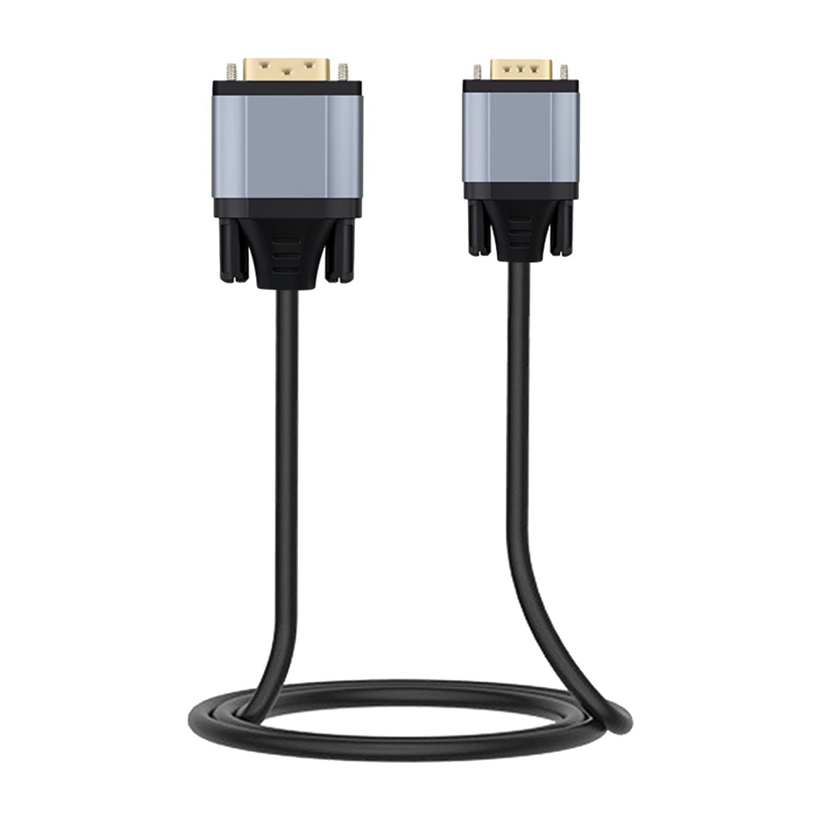 -D to VGA Adapter 1080P @60Hz Video Cable for Computer PC Monitor 1m
