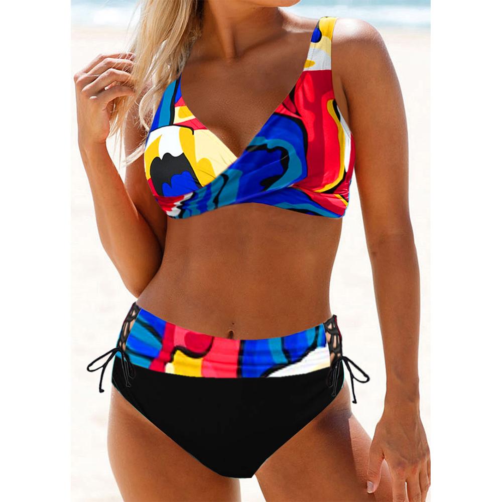 Plus Kích Thước Bikini Nữ 2021 Sexy Đồ Bơi Đẩy Lên Đồ Bơi Cao Cấp Bikini Bộ Brasil Áo Tắm Đi Biển Bơi