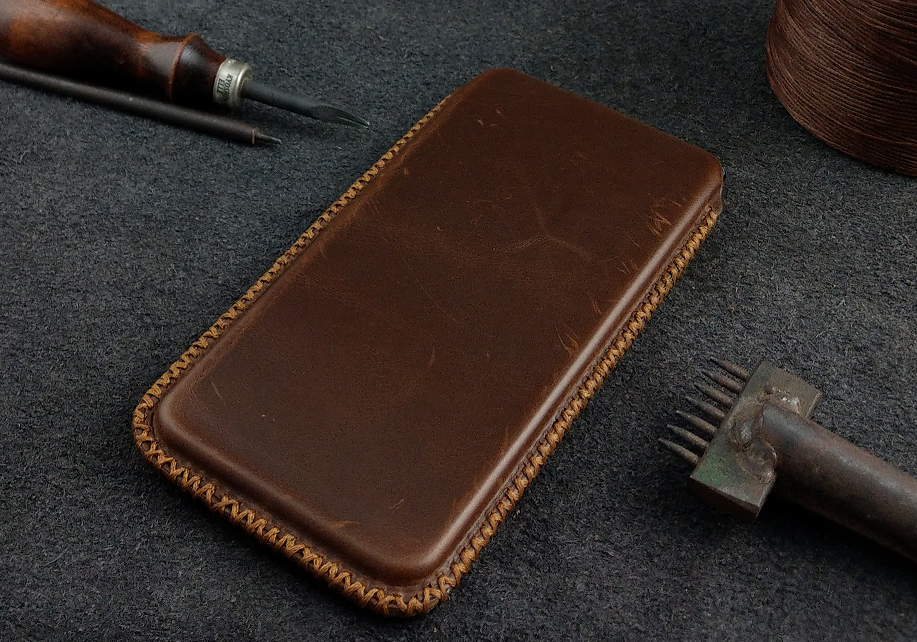 Bao da rút cho Samsung Galaxy Note 10 plus handmade ép phôm da bò thật