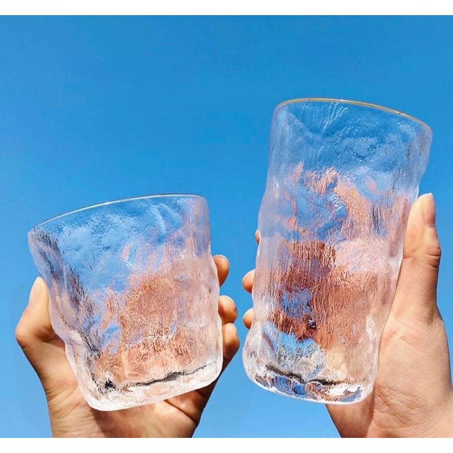 BỘ 6 CỐC UỐNG THỦY TINH BĂNG TUYẾT CAO CẤP SIÊU ĐẸP - 400ML