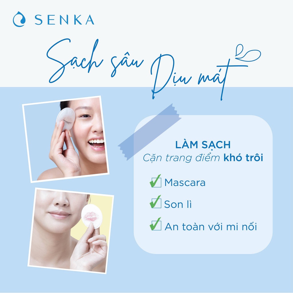 [SENKA] Nước Sữa Tẩy Trang 2 Lớp Giúp Sạch Sâu Và Dịu Mát Làn Da All Clear Milky Water 230ml (Mã 70120)