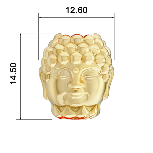 Charm Phật Vàng 14k LLF245 Huy Thanh Jewelry