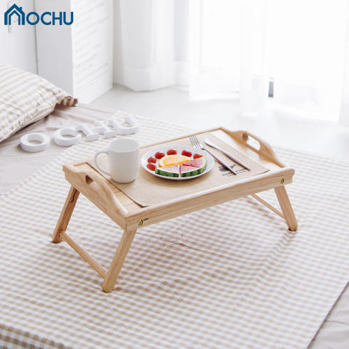 Bàn Ăn Mini Gỗ Thông OCHU - Bed Tray