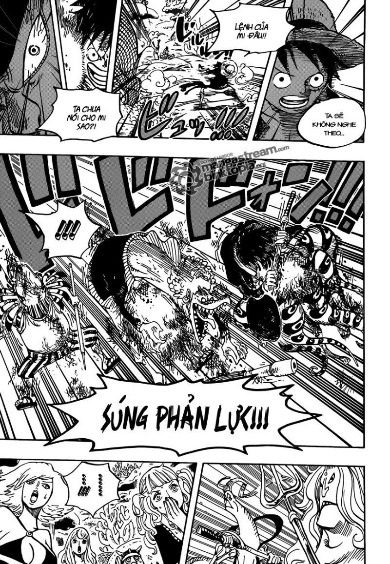 đảo hải tặc - one piece chapter 609 14