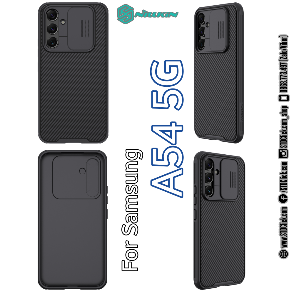 ỐP LƯNG DÀNH CHO ĐIỆN THOẠI SAMSUNG GALAXY A54 5G NILLKIN CAMSHIELD PRO BẢO VỆ CAMERA